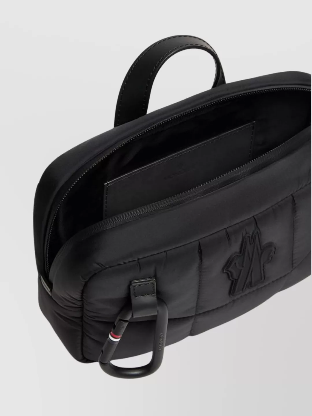 Moncler Quilted Nylon Shoulder Bag With Adjustable Strap