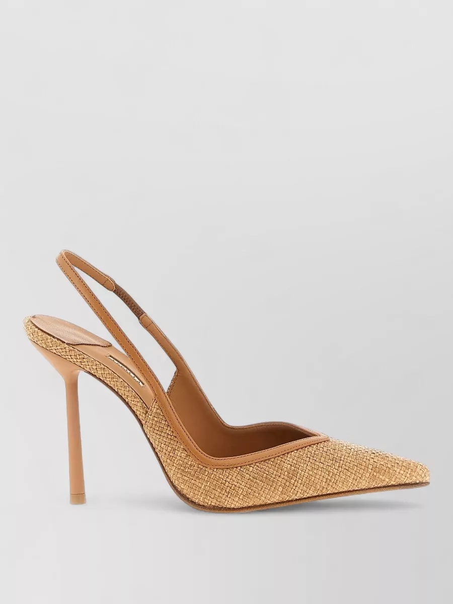 Le Silla Vivienne Slingback Pumps Pointed Toe Stiletto