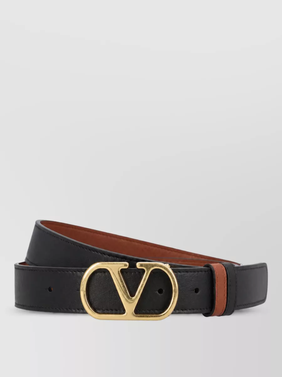 Valentino Garavani leather reversible belt