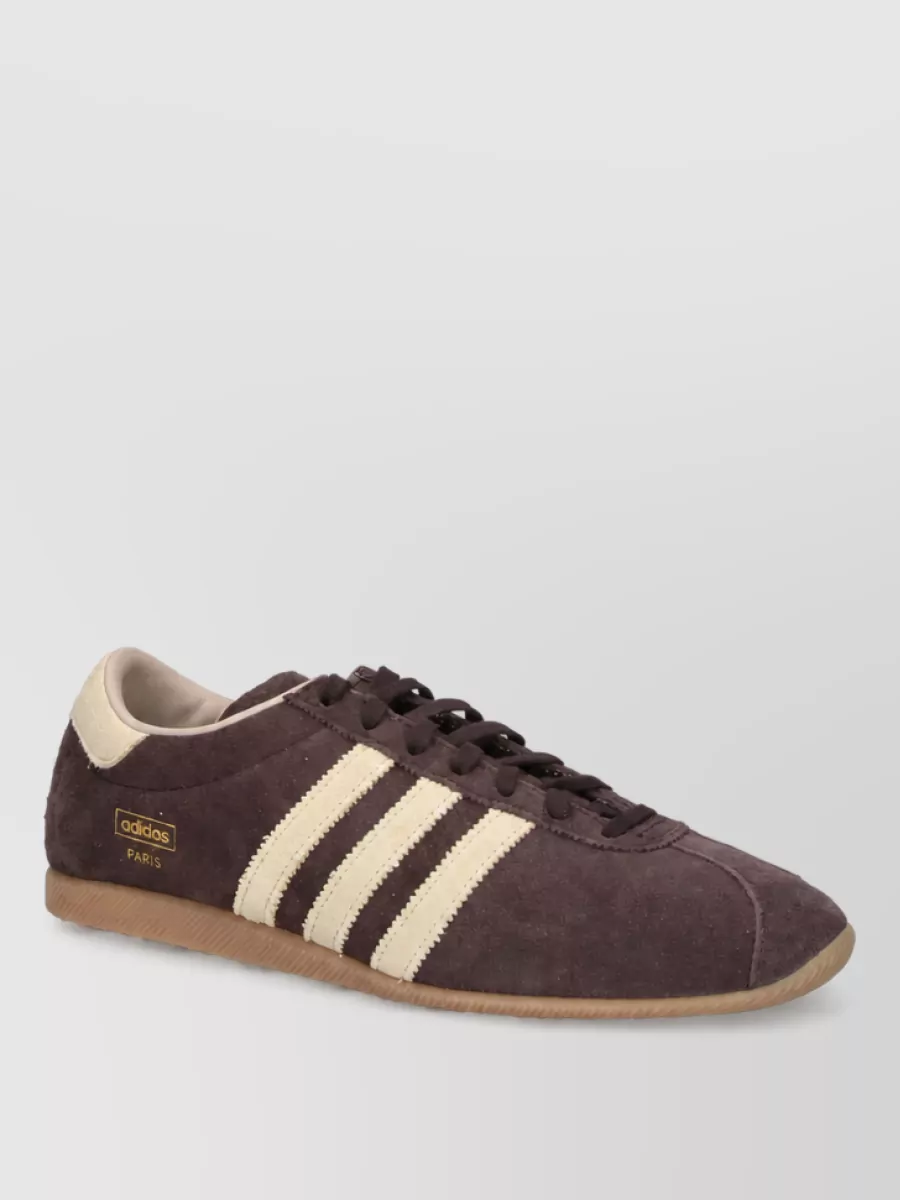 Adidas leather low top lace-up shoes
