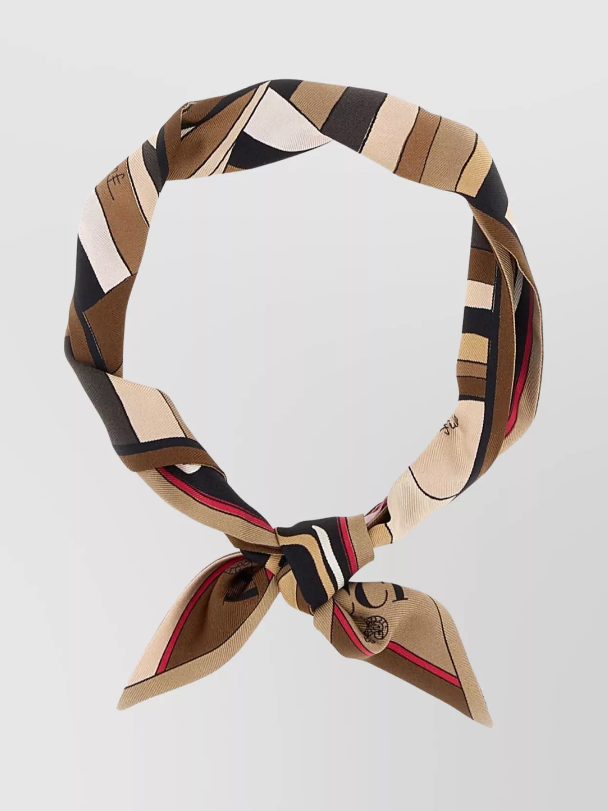 Pucci Silk Scarf Featuring Knot Detail
