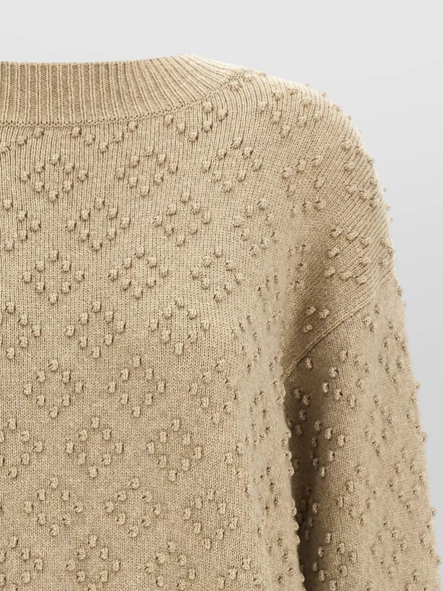 Agnona Cashmere Embossed Sweater