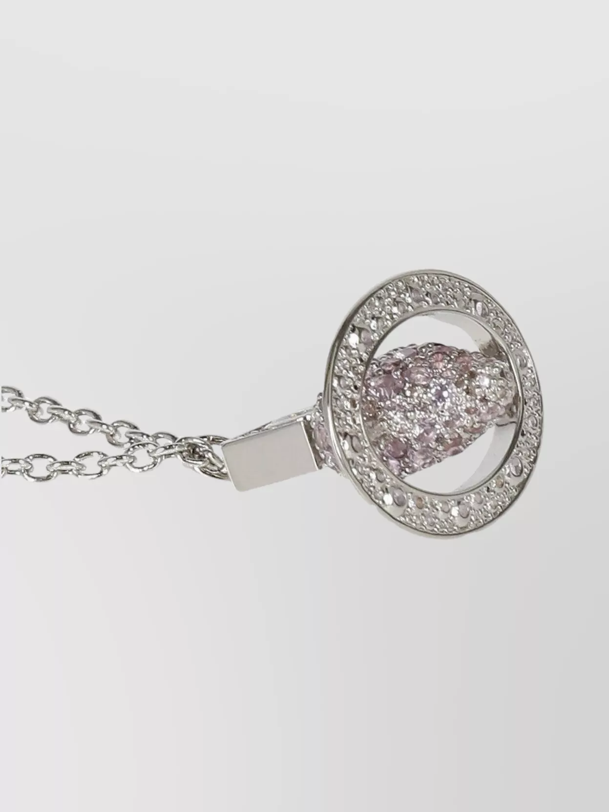 Vivienne Westwood Orb Pendant Silver Brass Necklace Chain Link