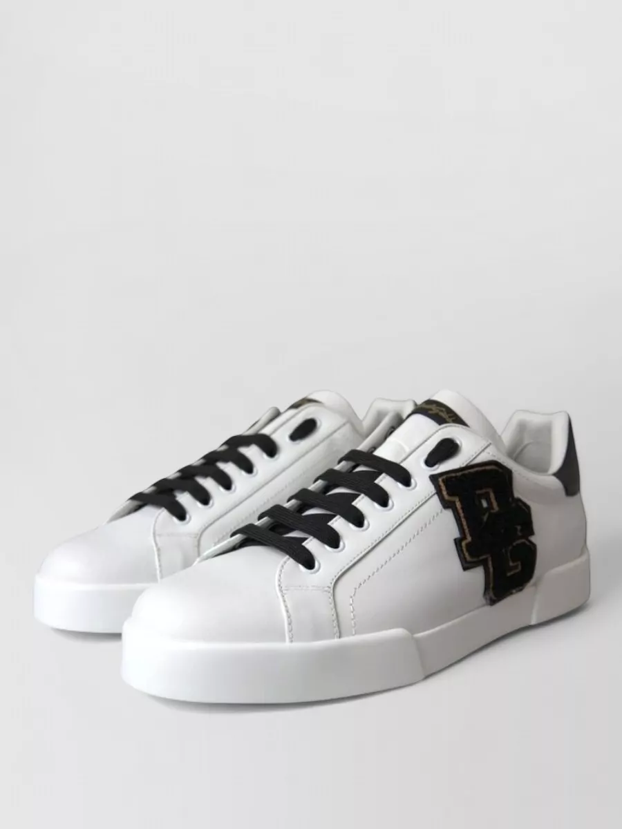 Dolce&Gabbana Leather Low-Top Sneakers