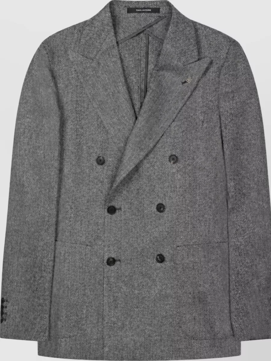 Tagliatore cashmere-blend double-breasted blazer
