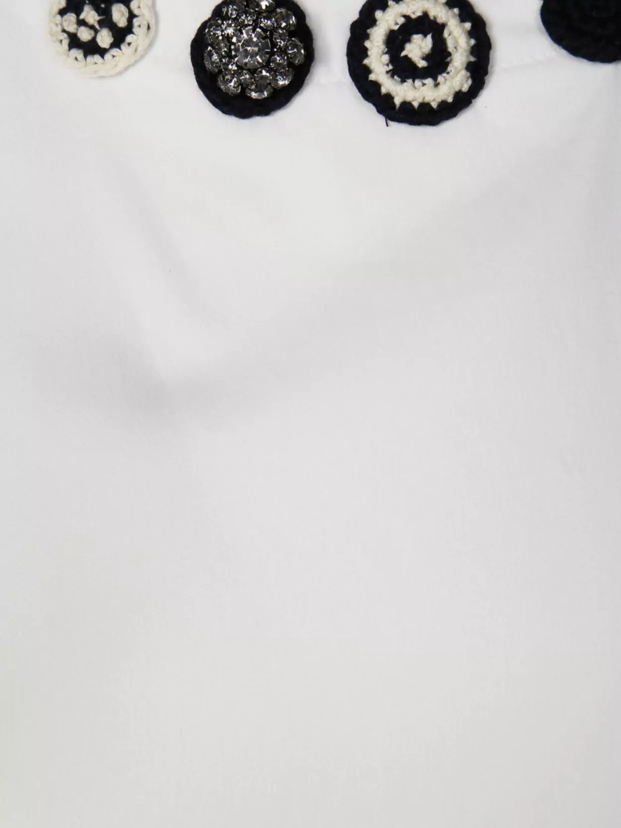 Shop 's Max Mara Embellished Neckline Half Sleeves Cardigan