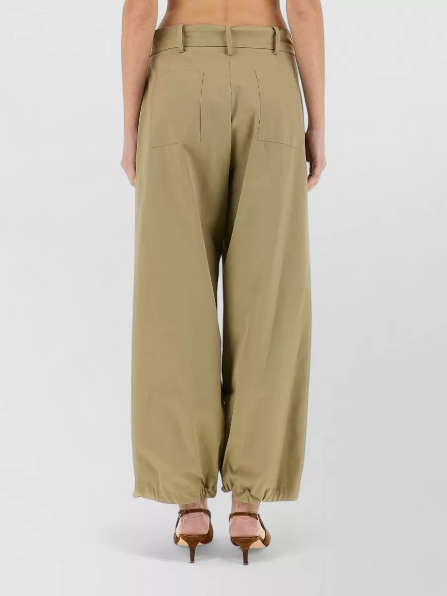 Alysi Belted Tapered Trousers