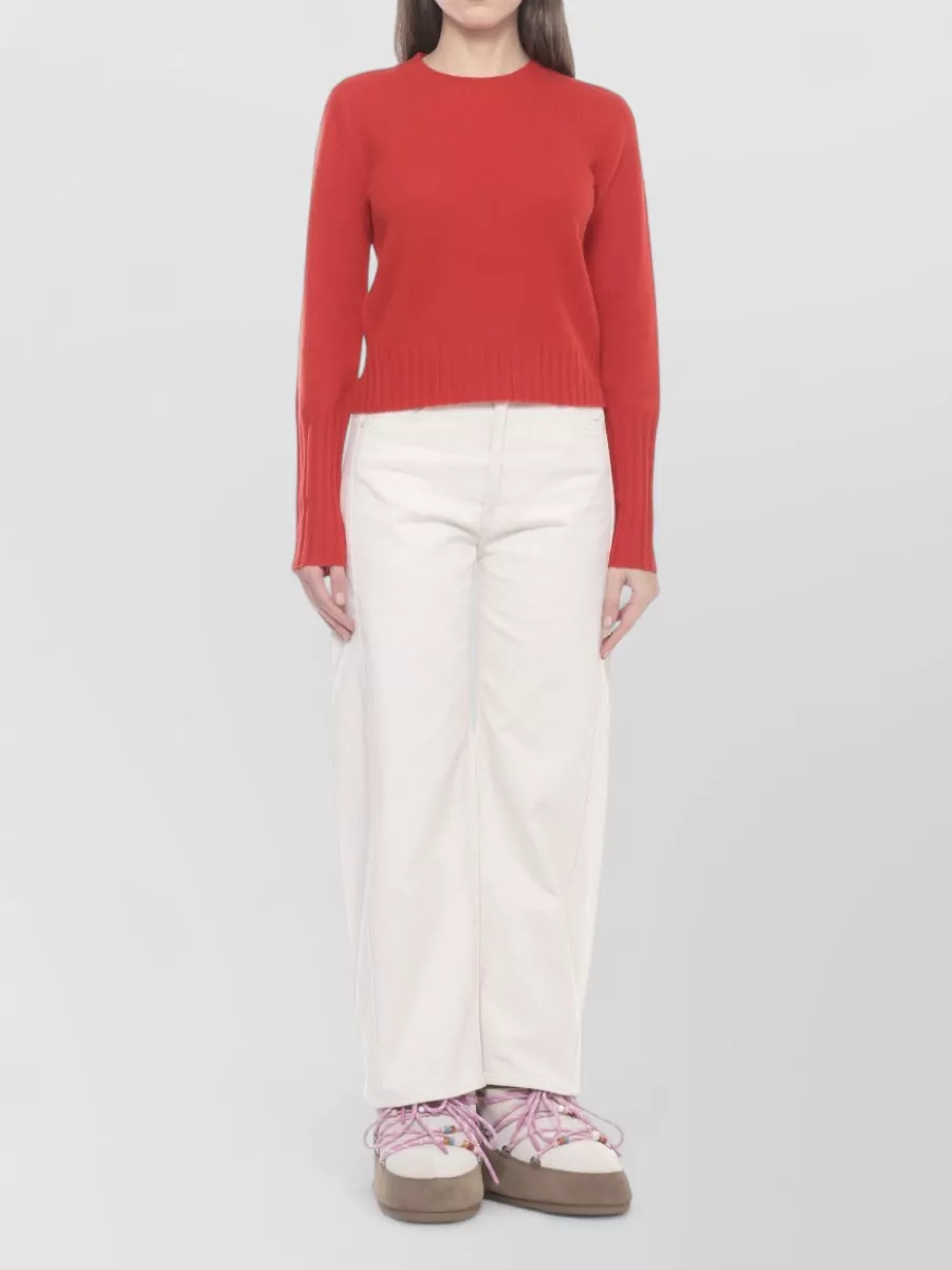 Guest In Residence Ribbed Cashmere Crewneck Jumper