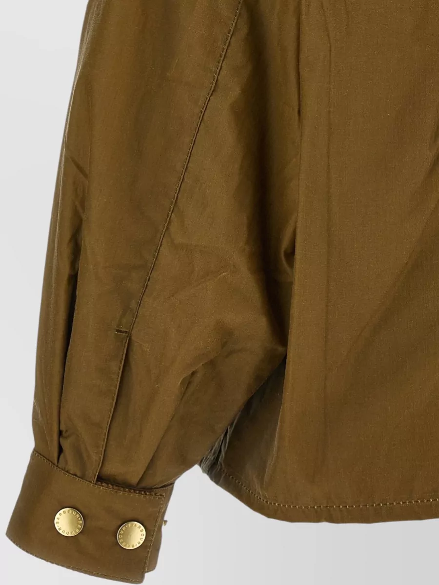 Barbour Waxed Cotton Bomber Jacket