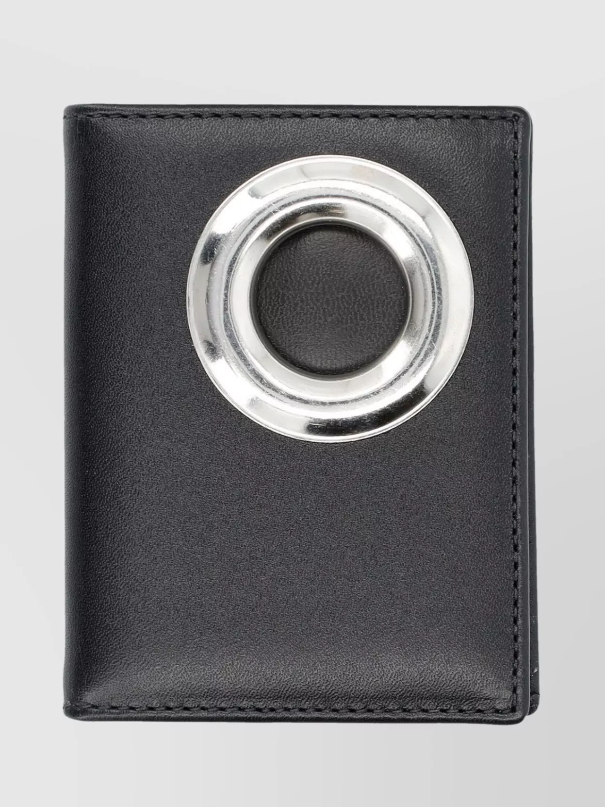 Comme Des Garçons Leather Eyelet Bi-fold Cardholder