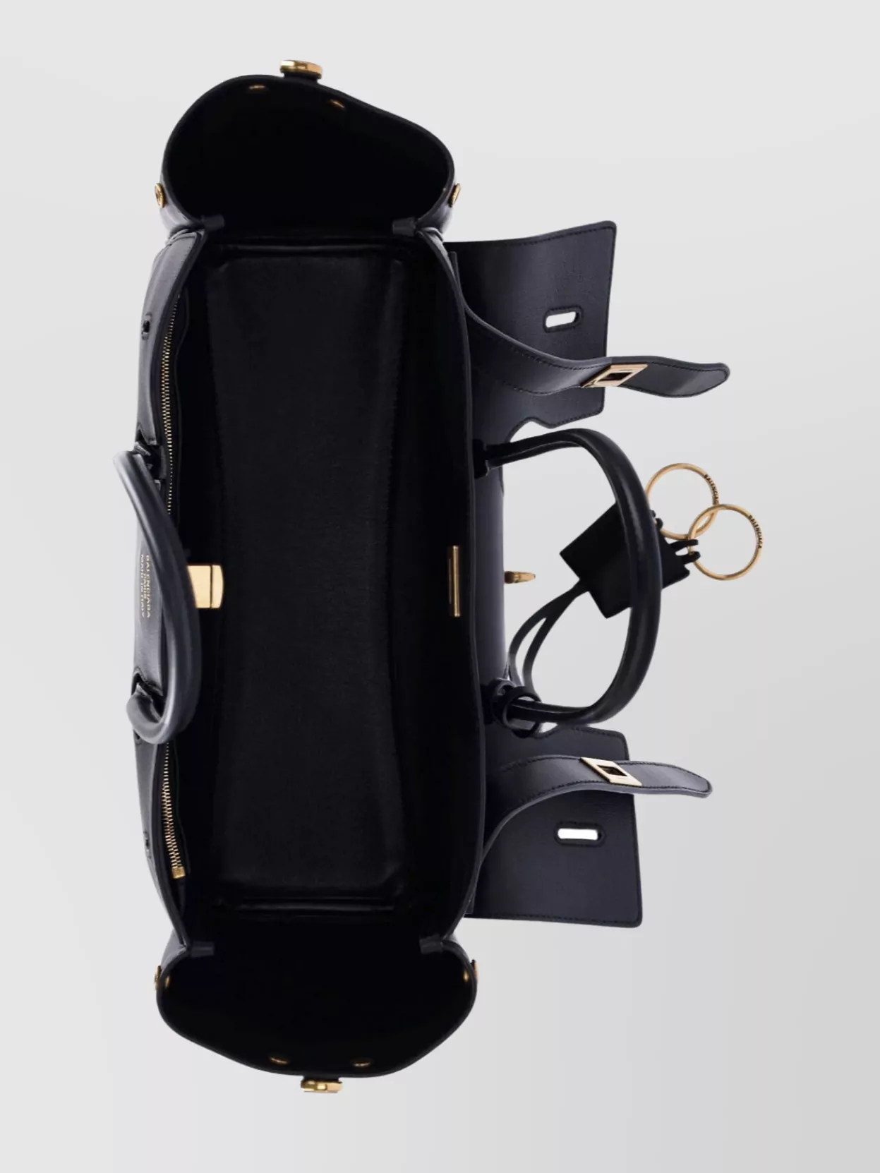 Balenciaga Structured Tote Bag With Buckle And Gold-Tone