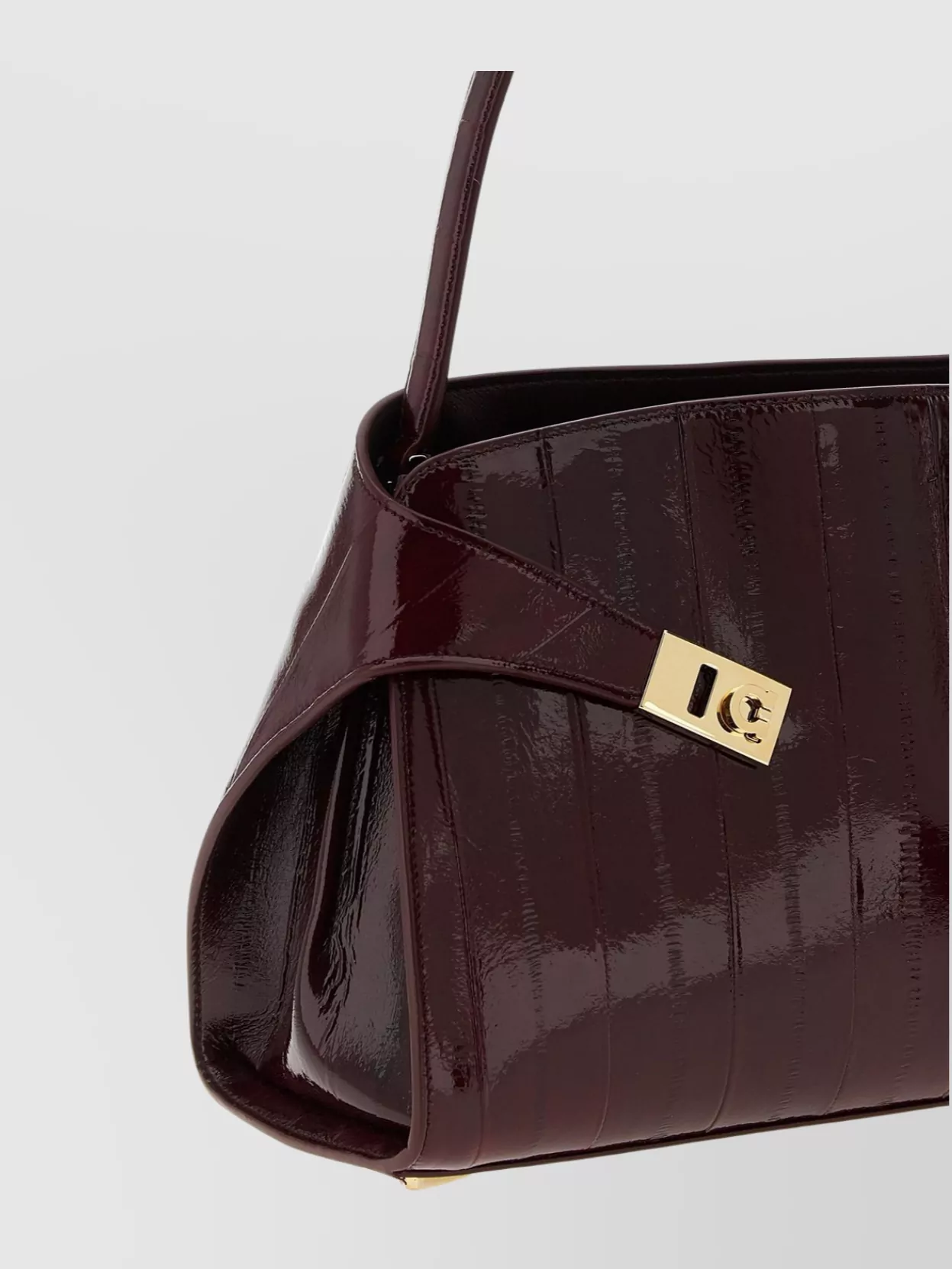 Ferragamo Soft Touch Shoulder Bag With Gold Hardware