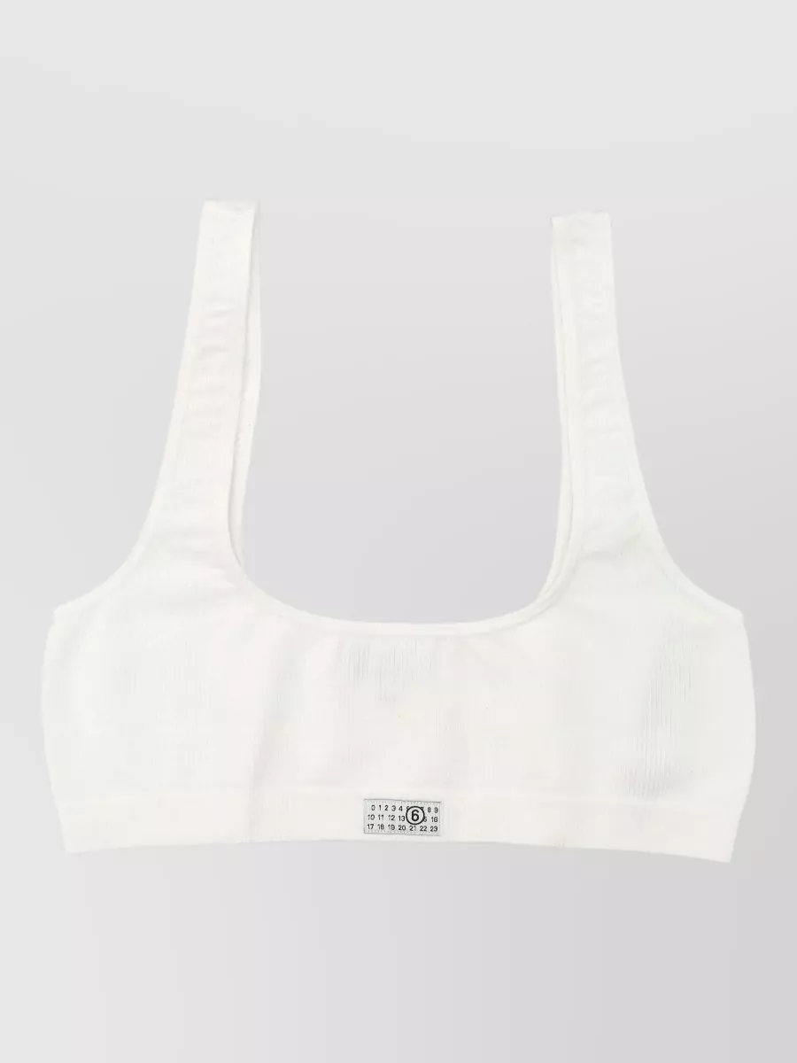 Mm6 Maison Margiela Ribbed Bralette