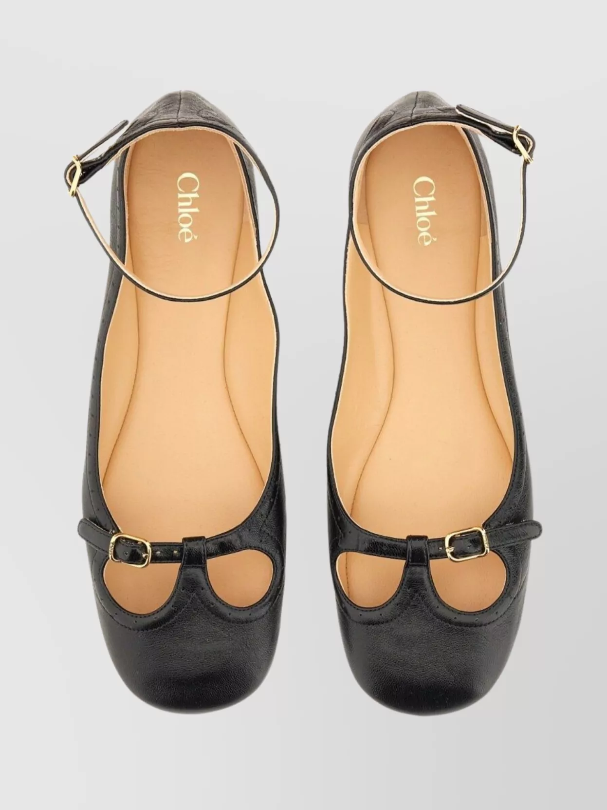 Chloé Ballerina Shoes Cut-Out Design