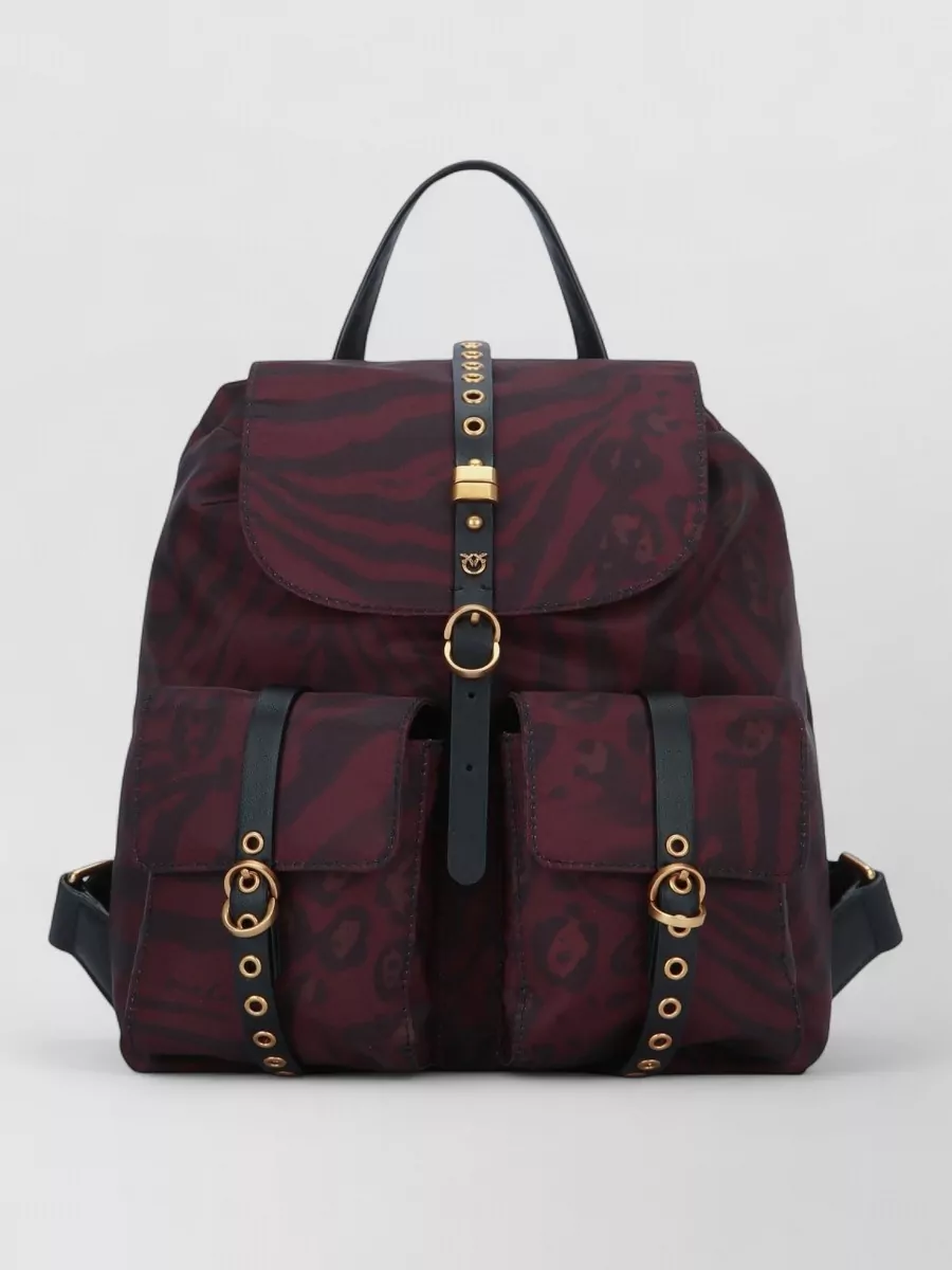 Pinko backpack classic nylon backpack