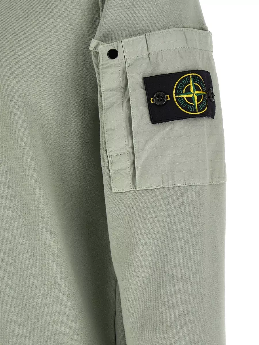 Stone Island Crew Neck Sweatshirt Long Sleeves
