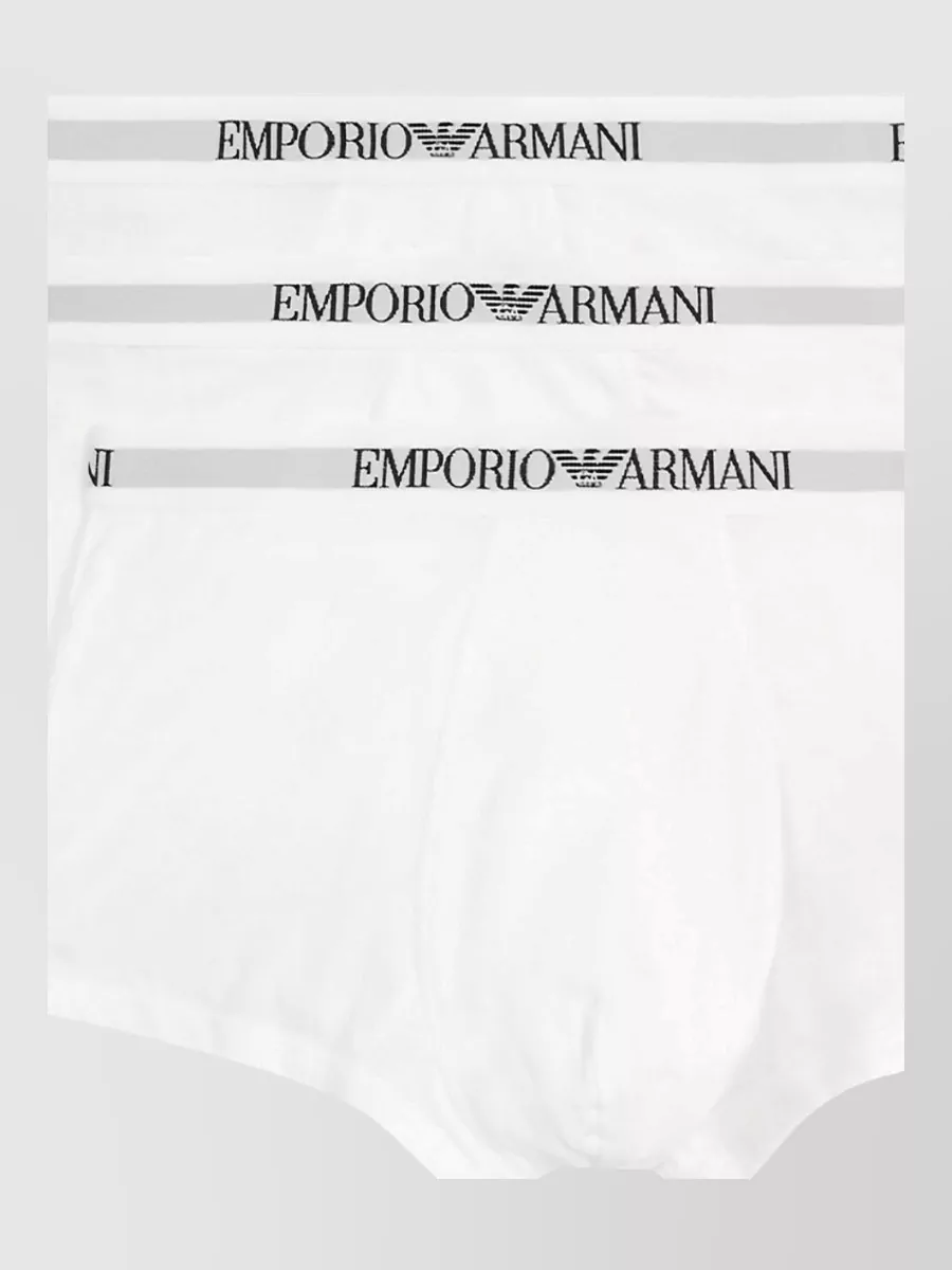 Emporio Armani Logo Trunks 3-Pack