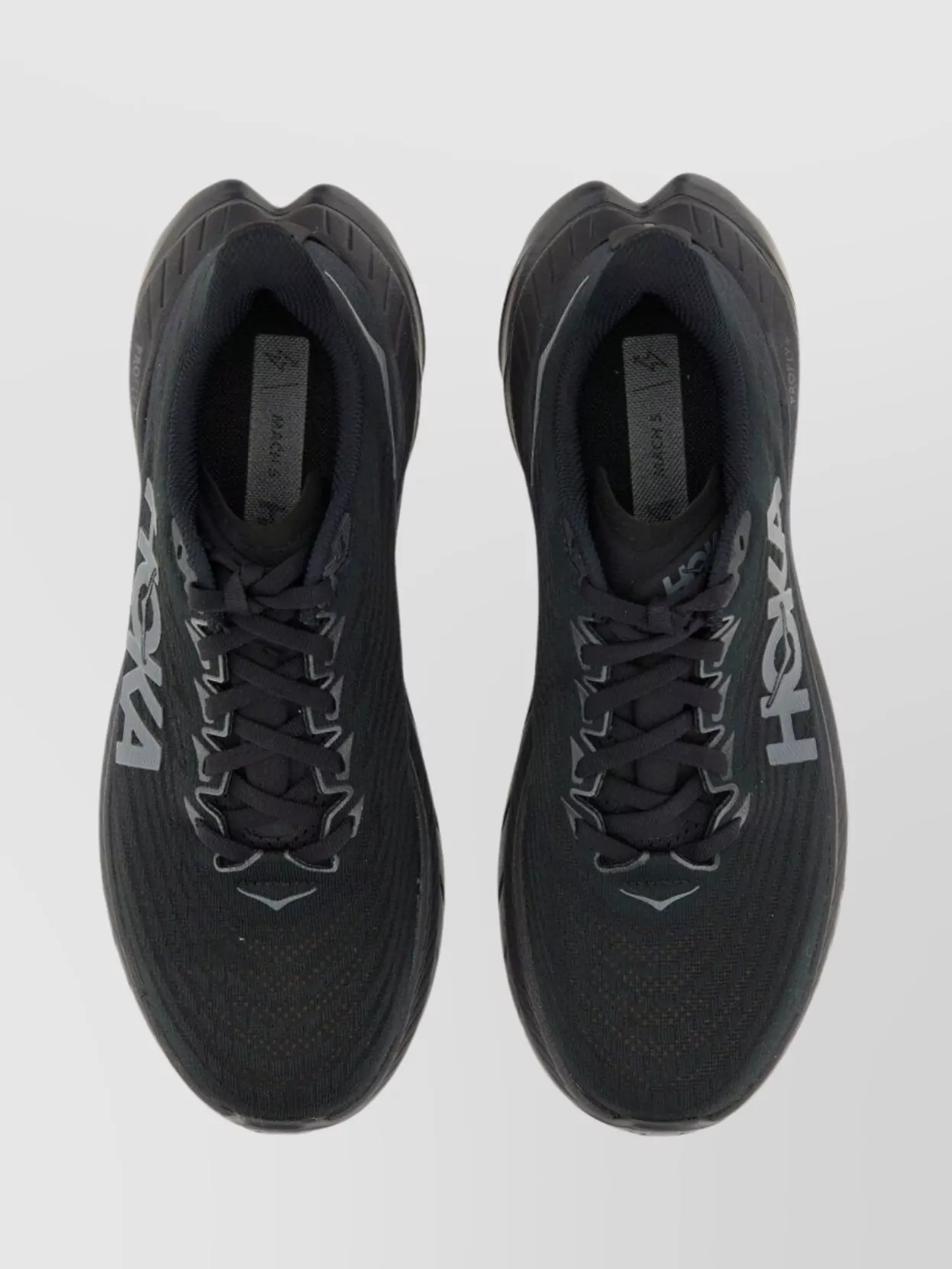 Hoka Mens  Clifton 9 Logo-print Woven Low-top Trainers