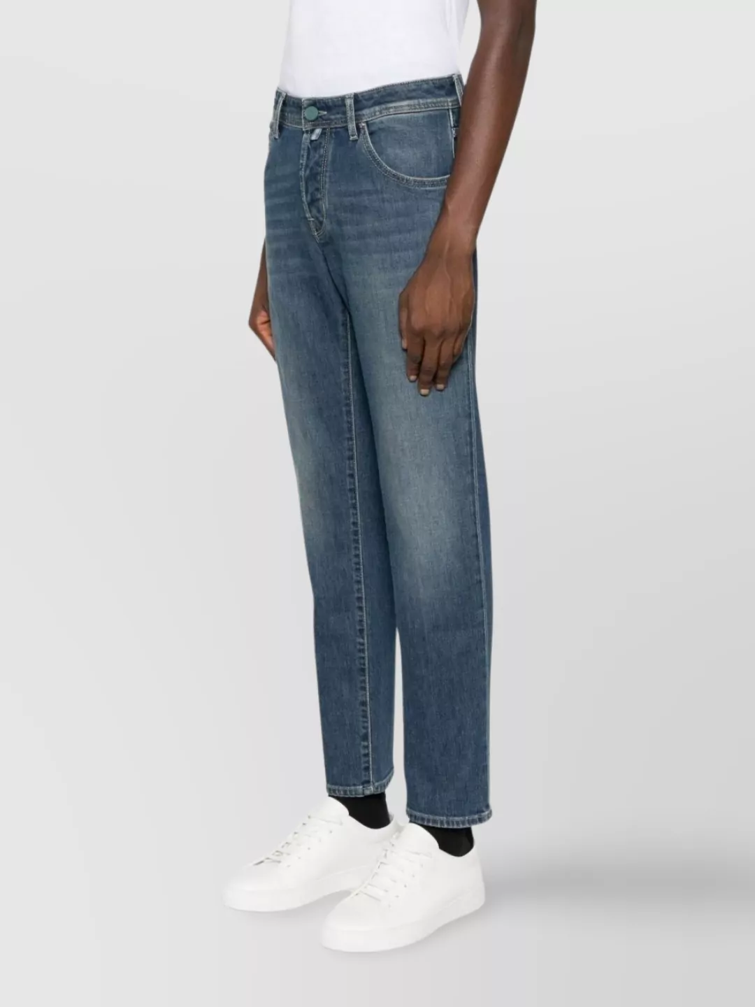 Jacob Cohen Tailored Cropped Denim Trousers