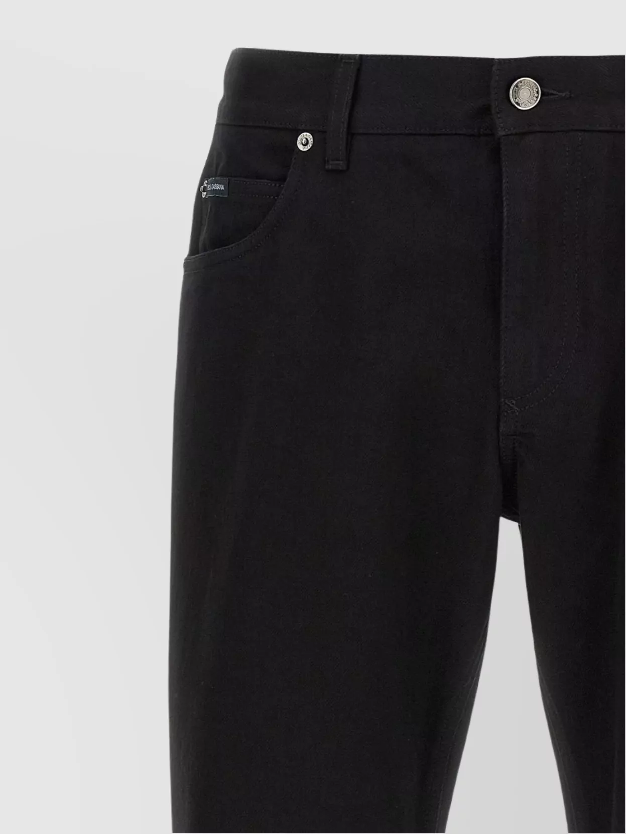 Dolce&Gabbana Looped Waistband Five Pockets Trousers