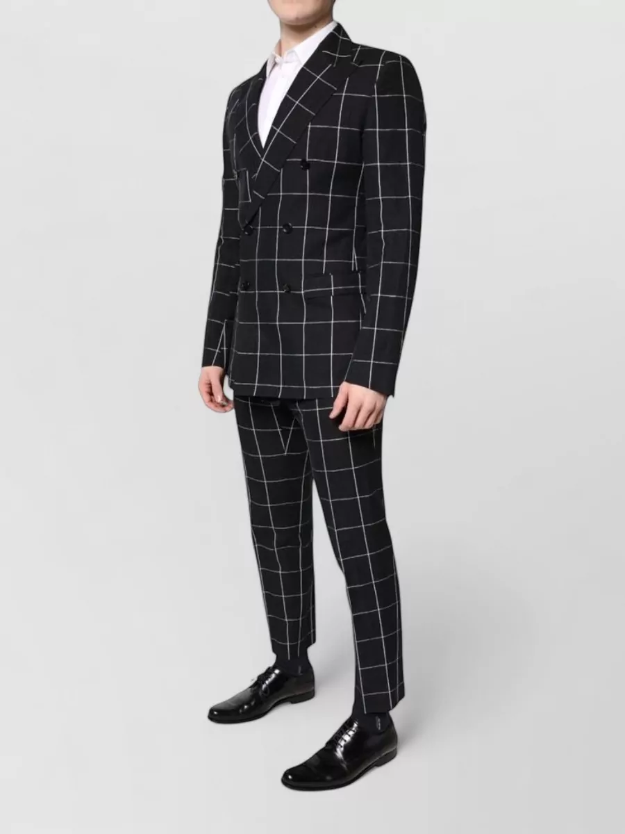 Dolce&Gabbana Checked Double-Breasted Suit