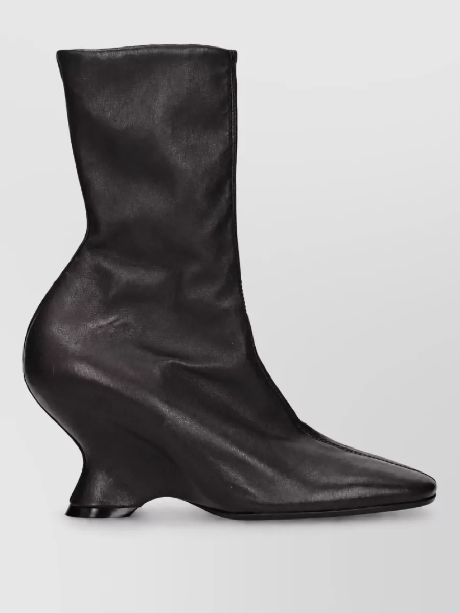 Dries Van Noten Leather Ankle Boots