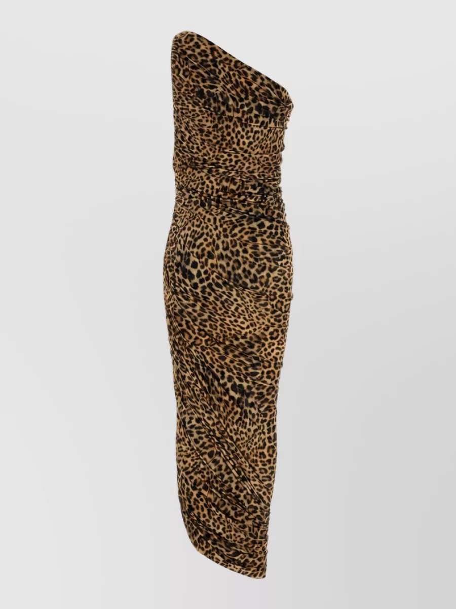 Norma Kamali printed midi dress