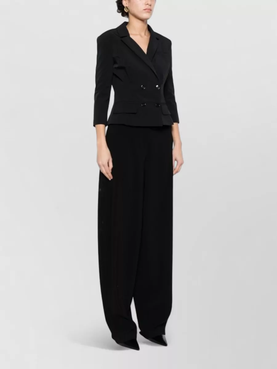 Elisabetta Franchi Belted Tailored Jacket Double Breasted