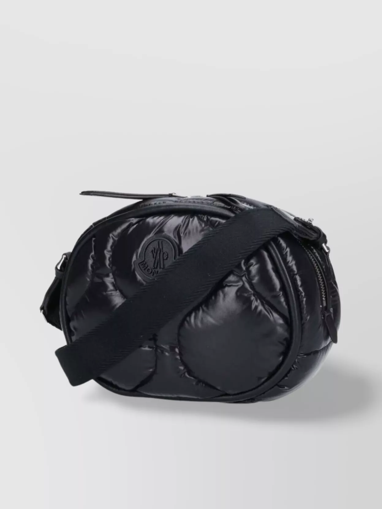 MONCLER QUILTED PADDED SHOULDER BAG ADJUSTABLE STRAP