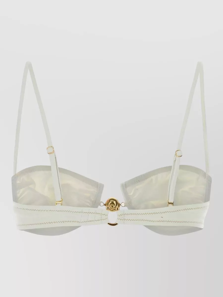 Reina Olga Stretch-Jersey Bikini Top