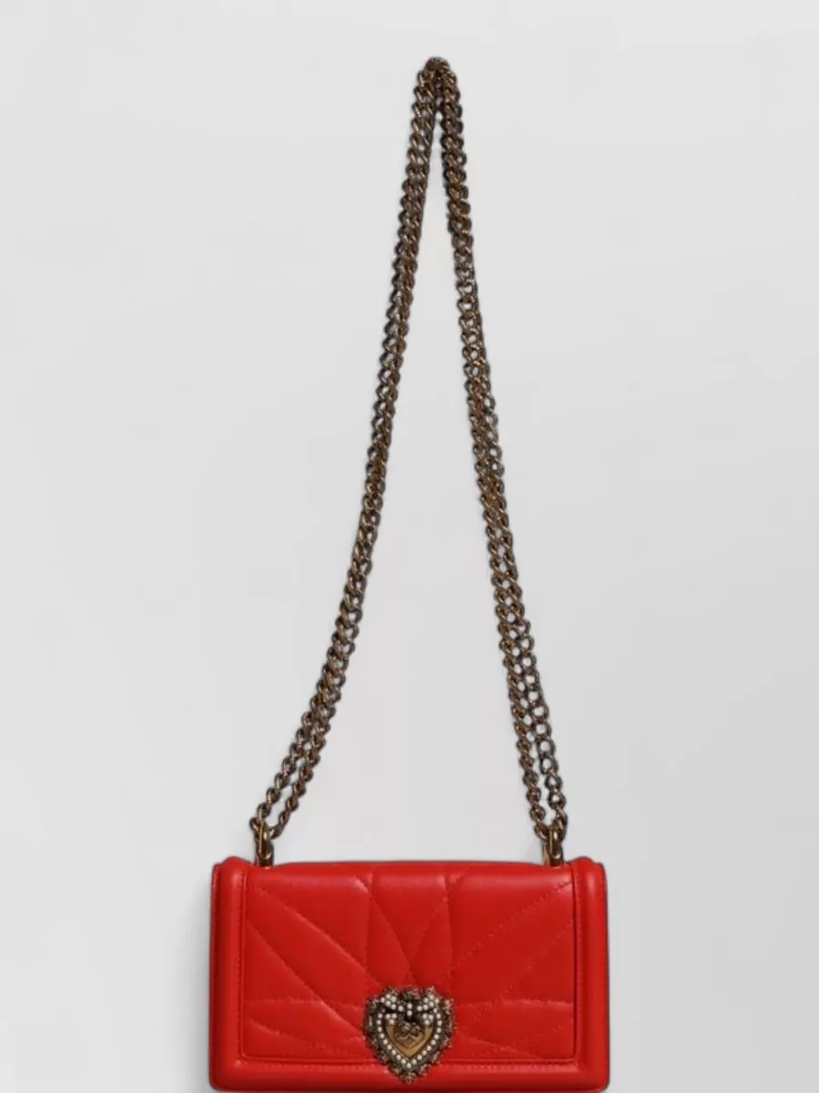 Dolce&Gabbana Devotion Quilted Leather Shoulder Bag