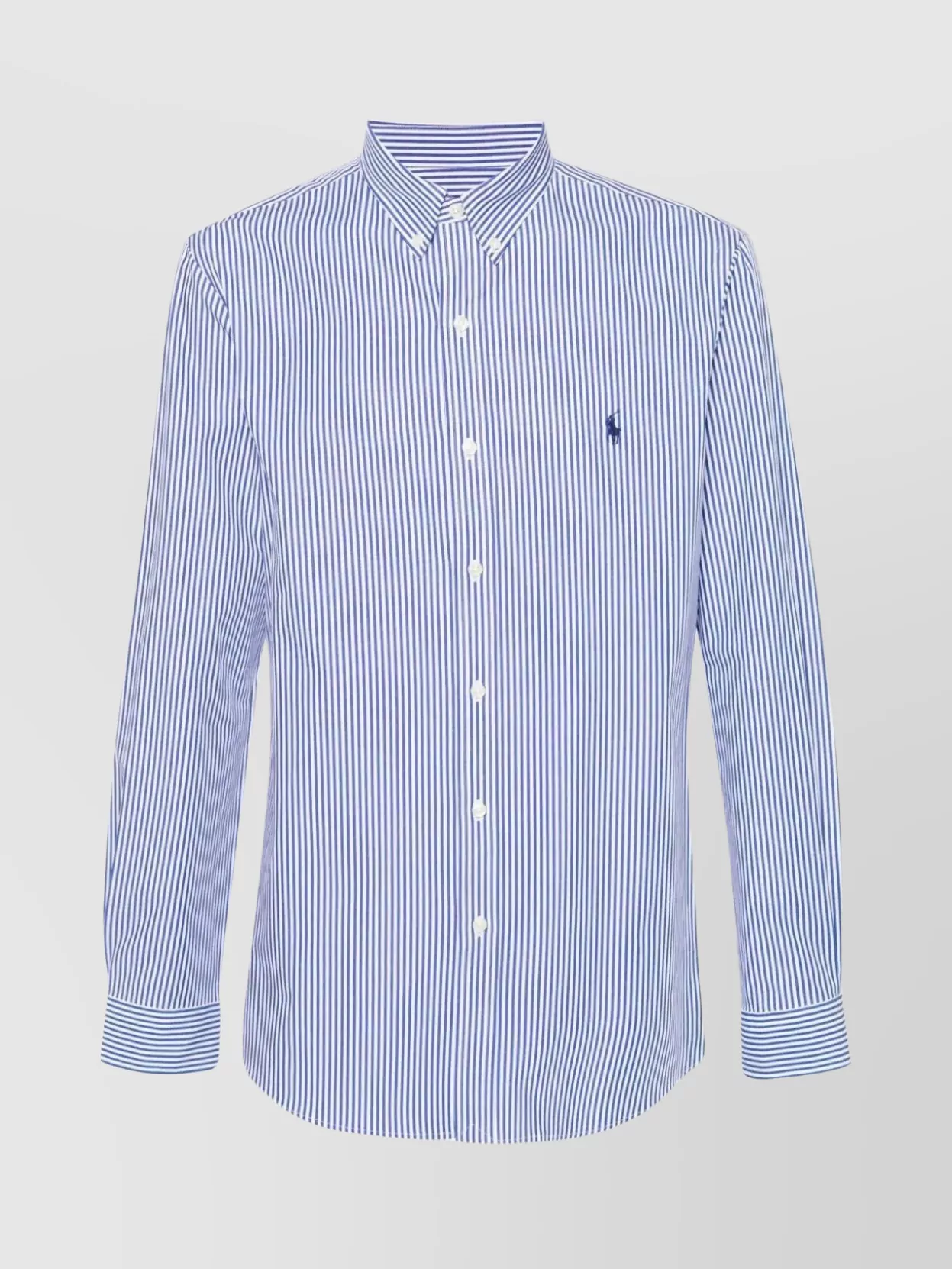 Shop Polo Ralph Lauren Striped Button-down Oxford Shirt In Pastel