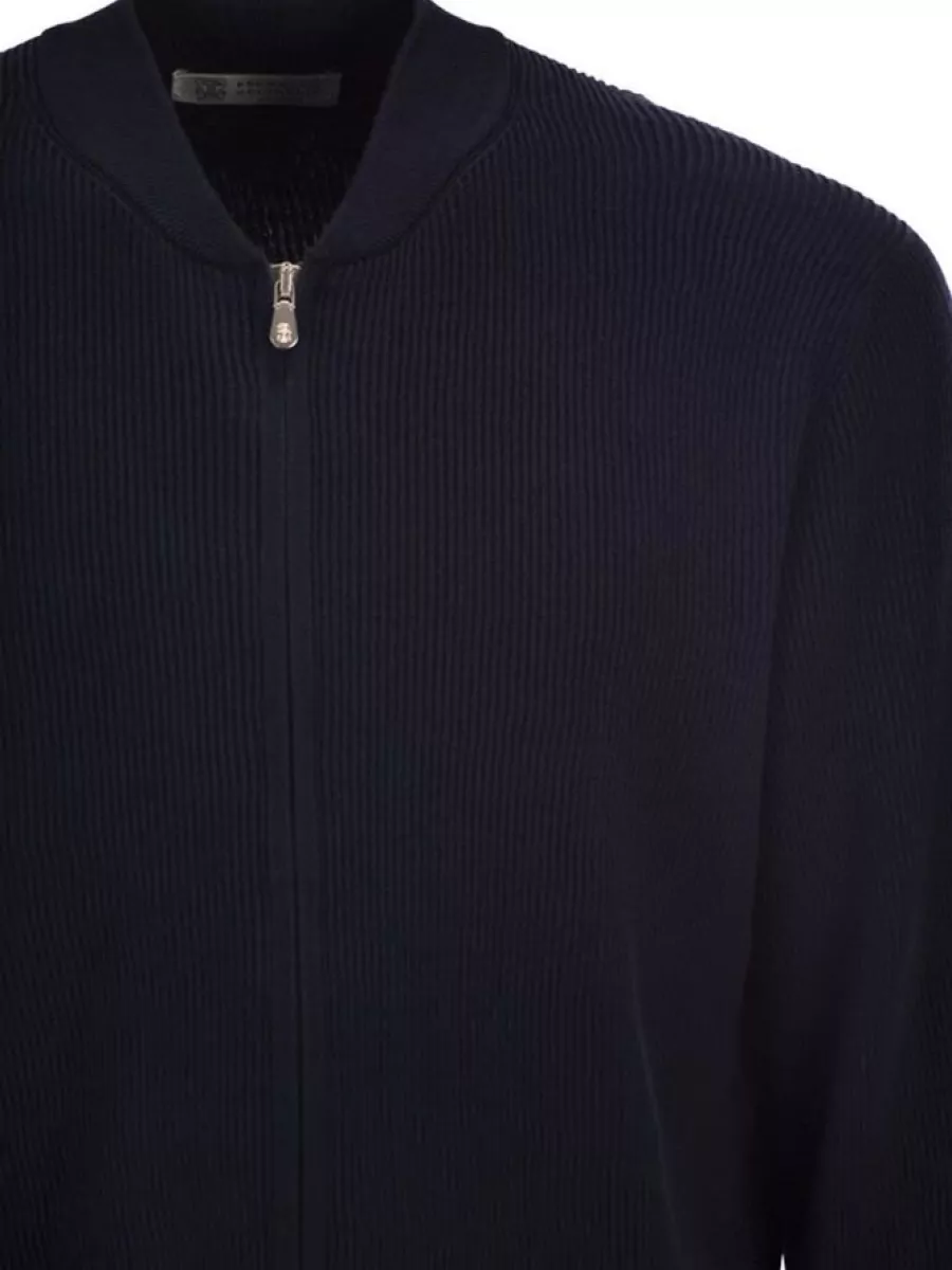 Brunello Cucinelli Cotton Zip Cardigan