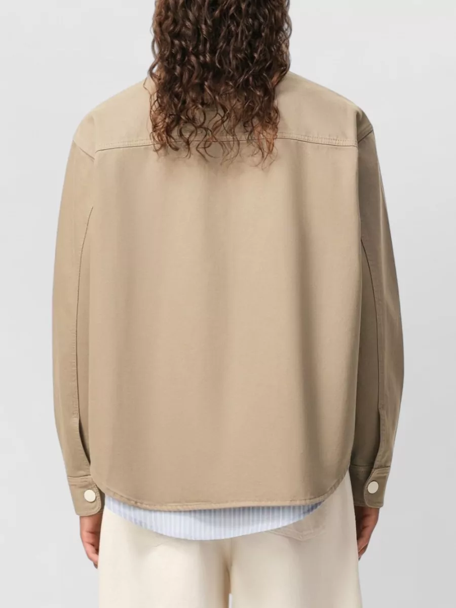 Ami Paris Denim Oversized Overshirt