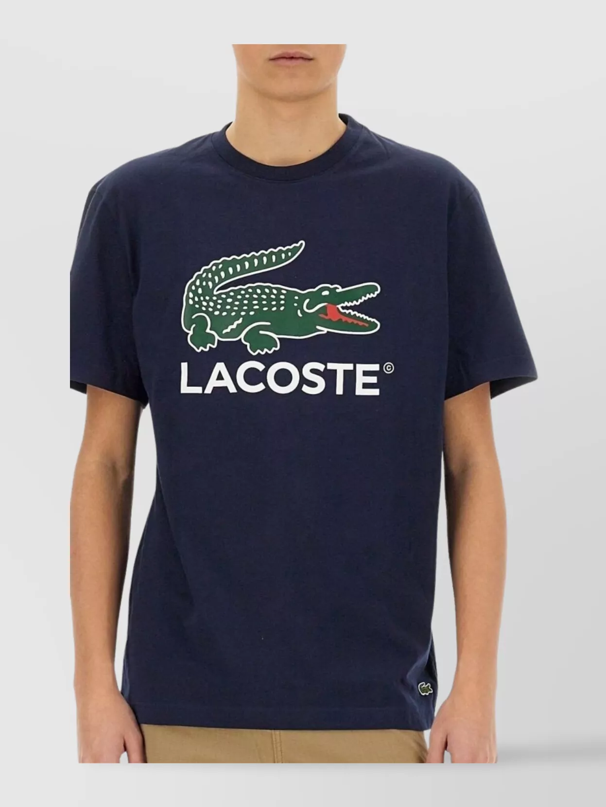 Lacoste Crew Neck Cotton T-Shirt Print