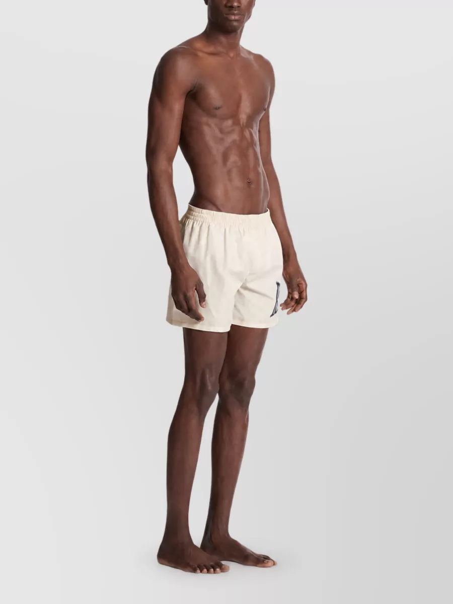 Balmain Logo-Print Swim Shorts