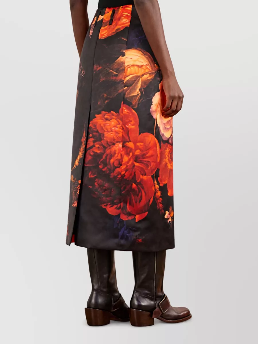 Dries Van Noten Printed Maxi Skirt