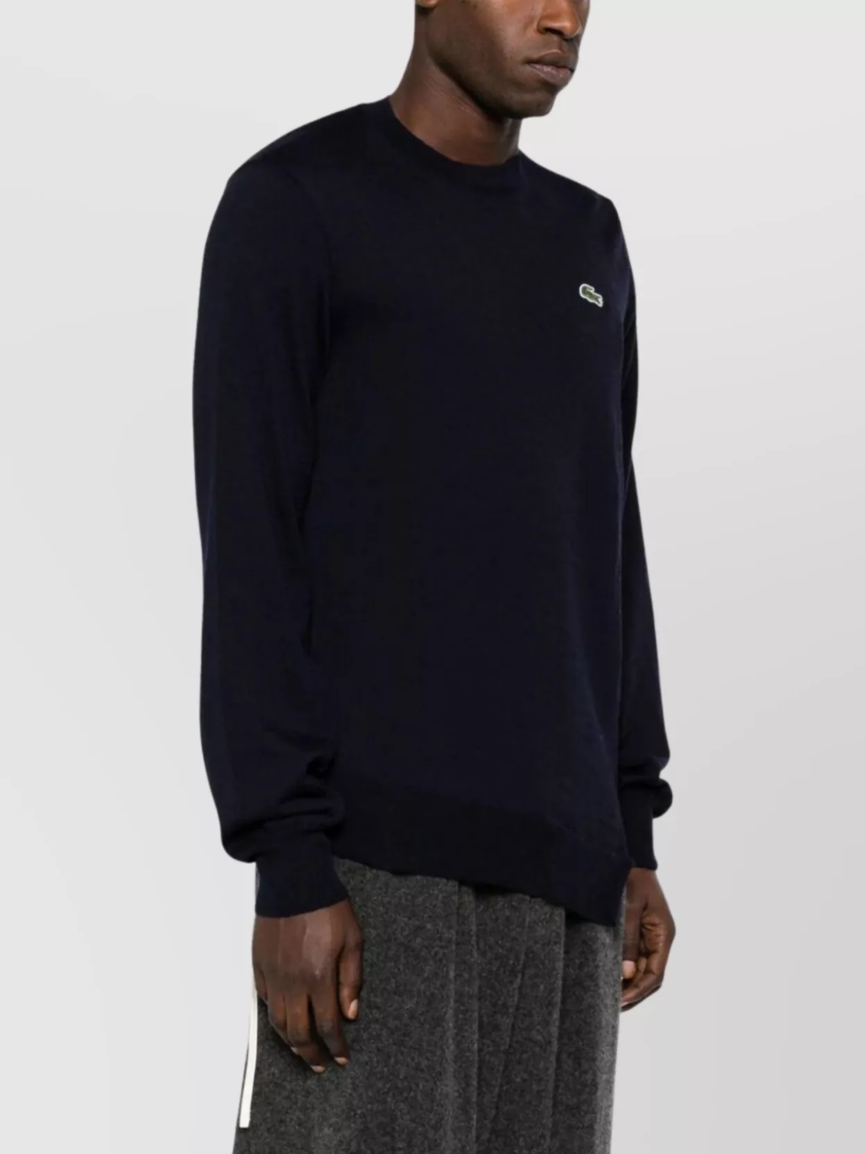 Comme Des Garçons Asymmetric Hem Wool Jumper