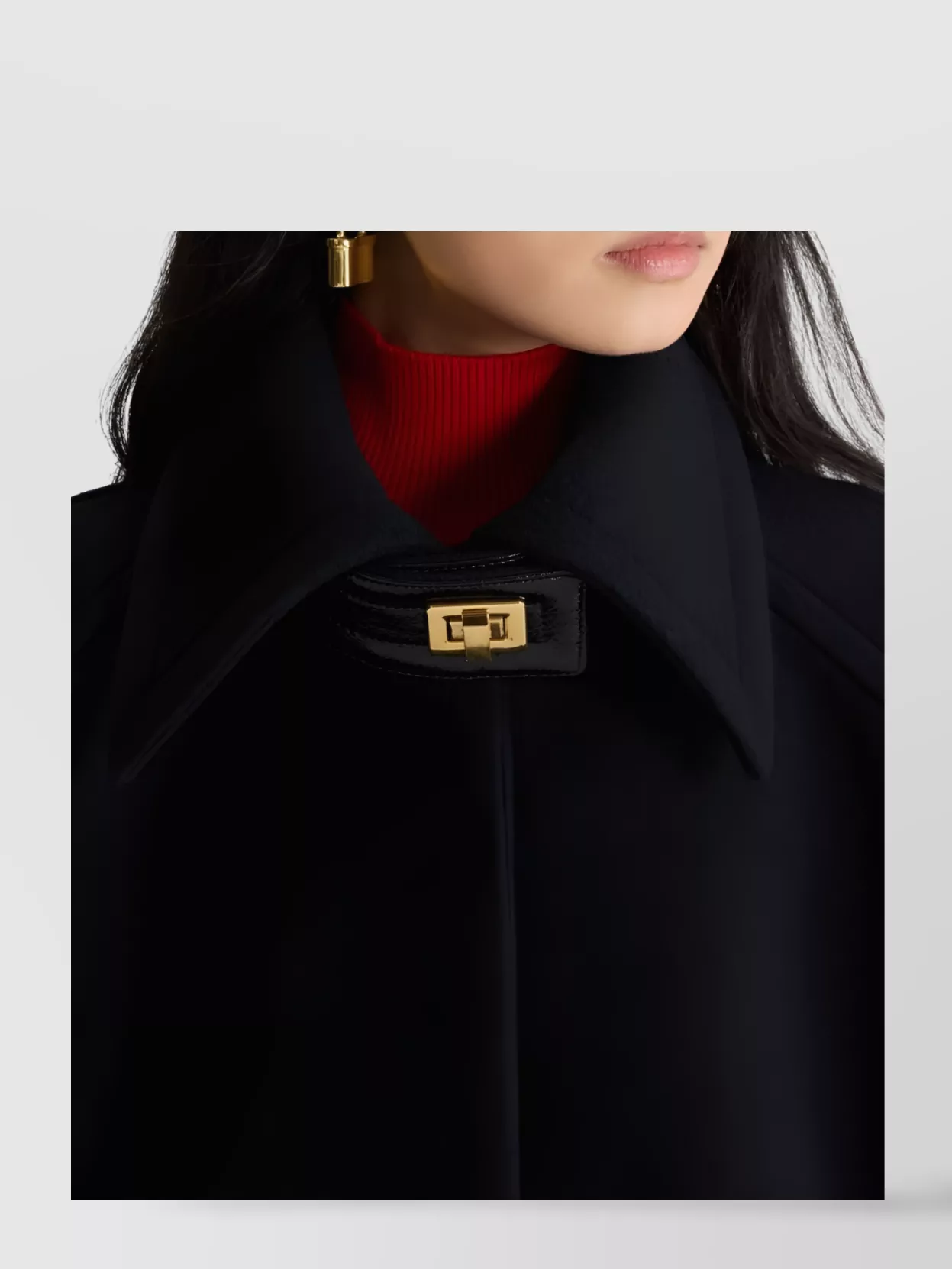 Patou Longline Parka Gold-Tone Hardware