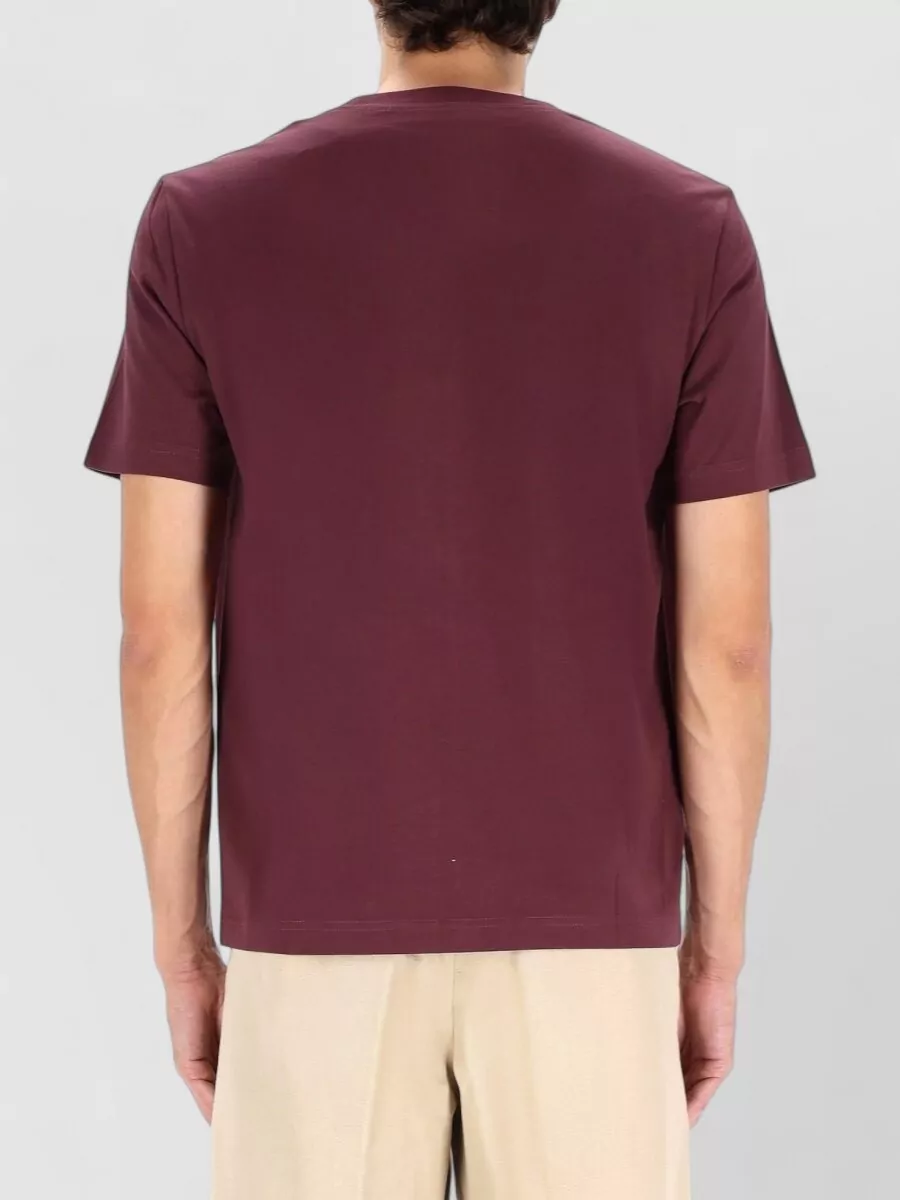 Lanvin Cotton Short-Sleeve Logo-Embroidered T-Shirt