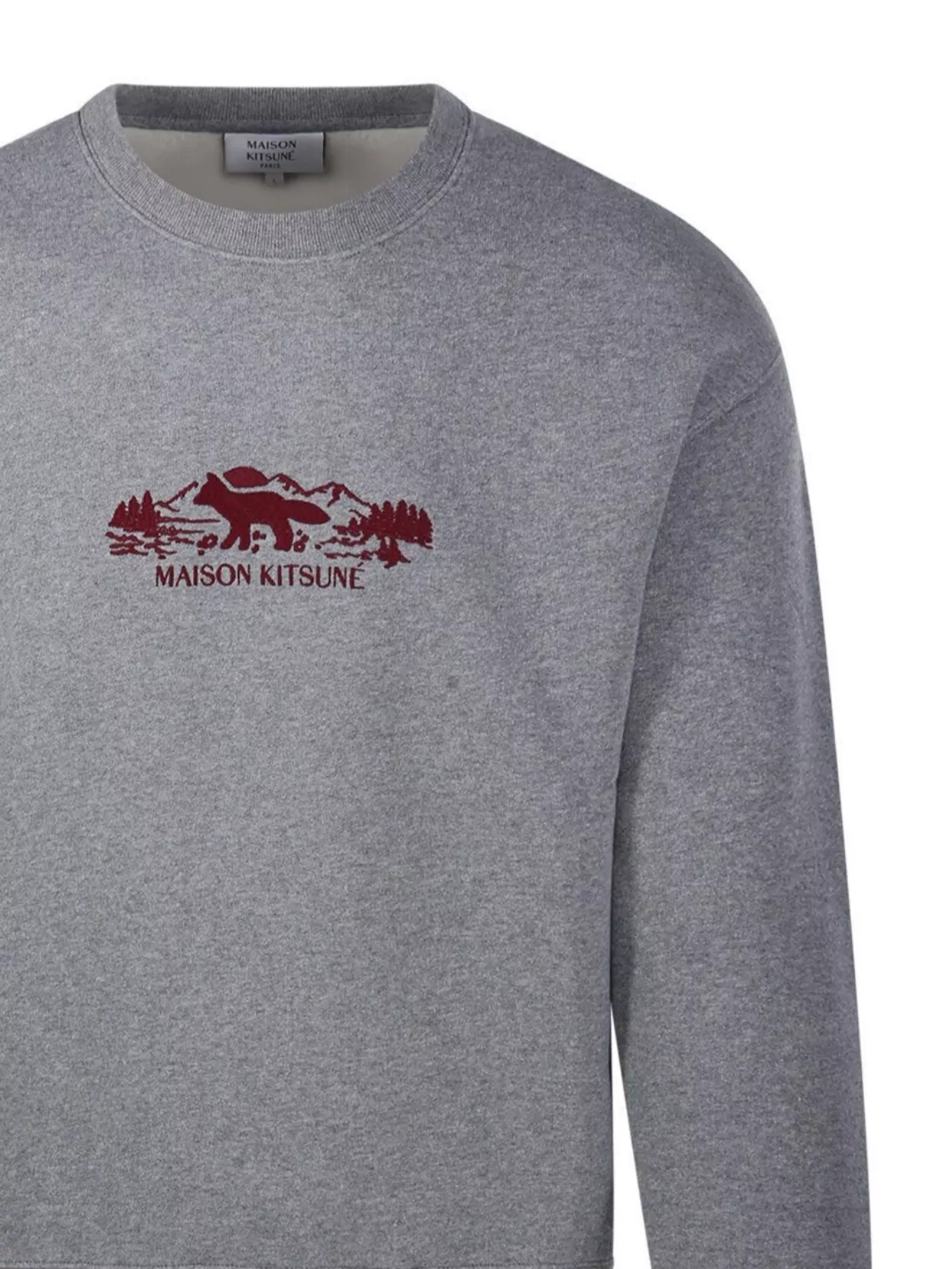 Maison Kitsuné Fox Profile Sweatshirt Comfortable Outdoor