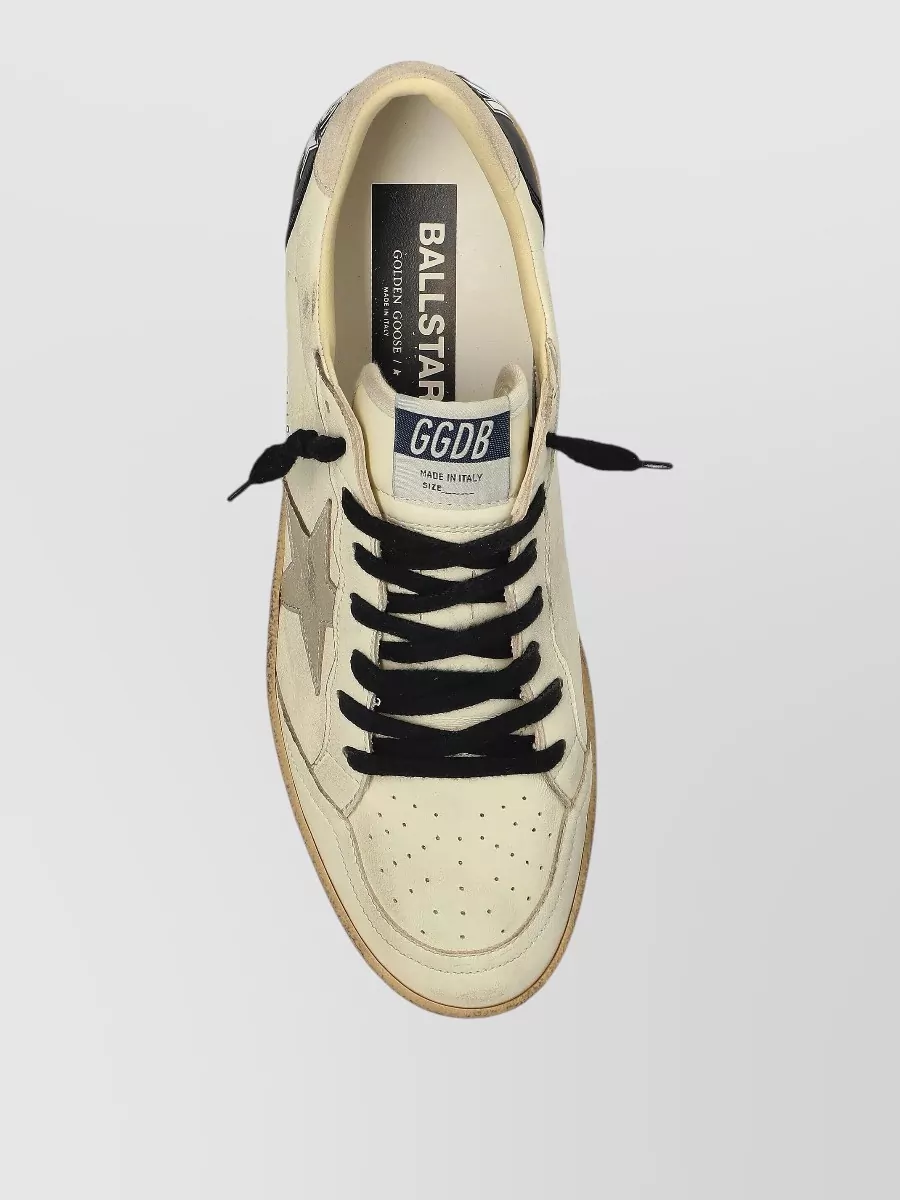 Golden Goose Leather Low-Top Sneakers