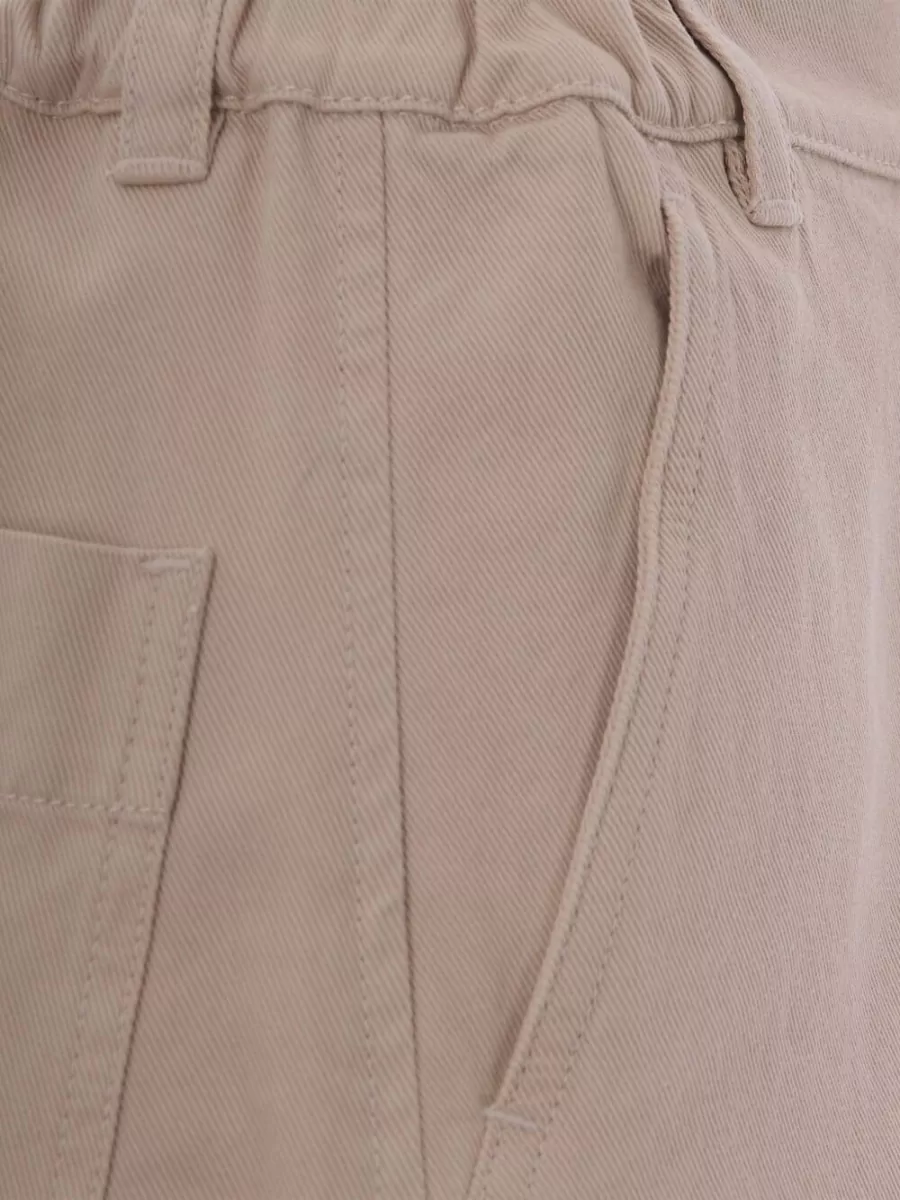 Weekend Max Mara Straight Trousers Silk Nylon Blend Belt Loops