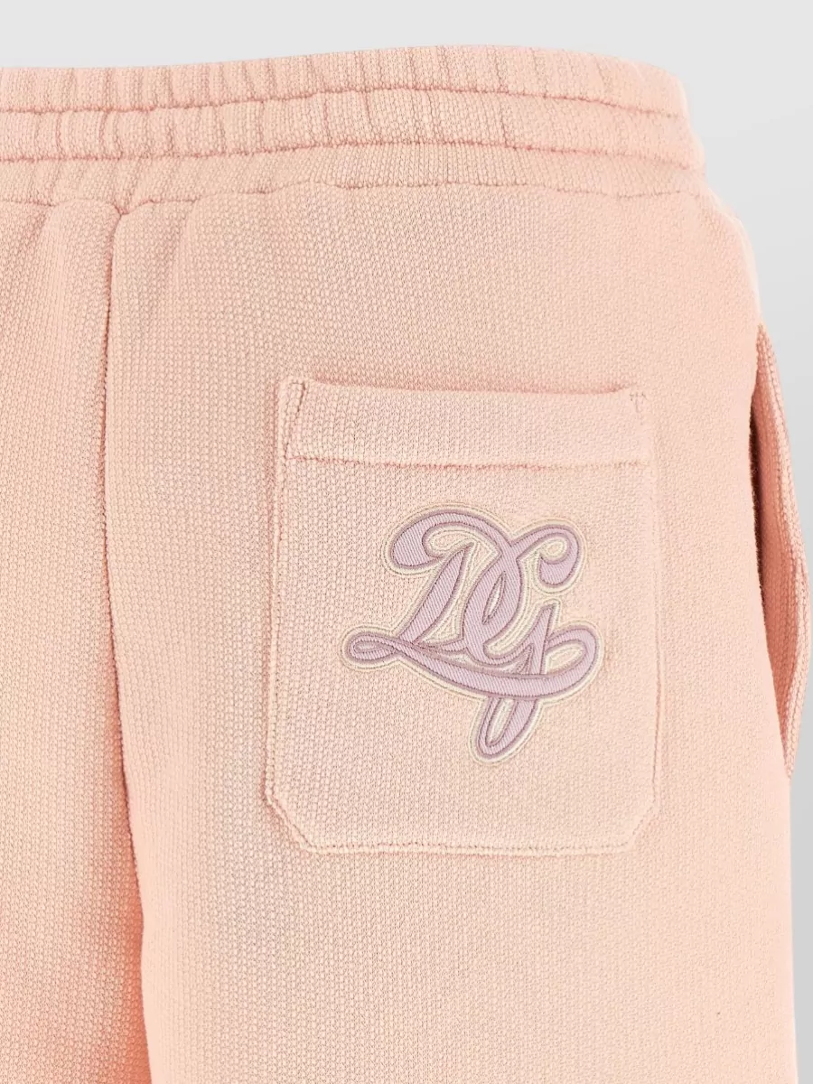 Dolce&Gabbana Cotton Logo Patch Shorts