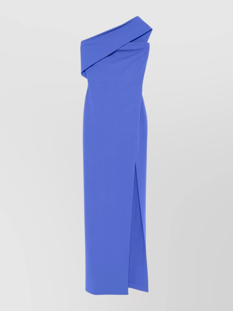 Solace London Asymmetric Neck Sleeveless Maxi Dress