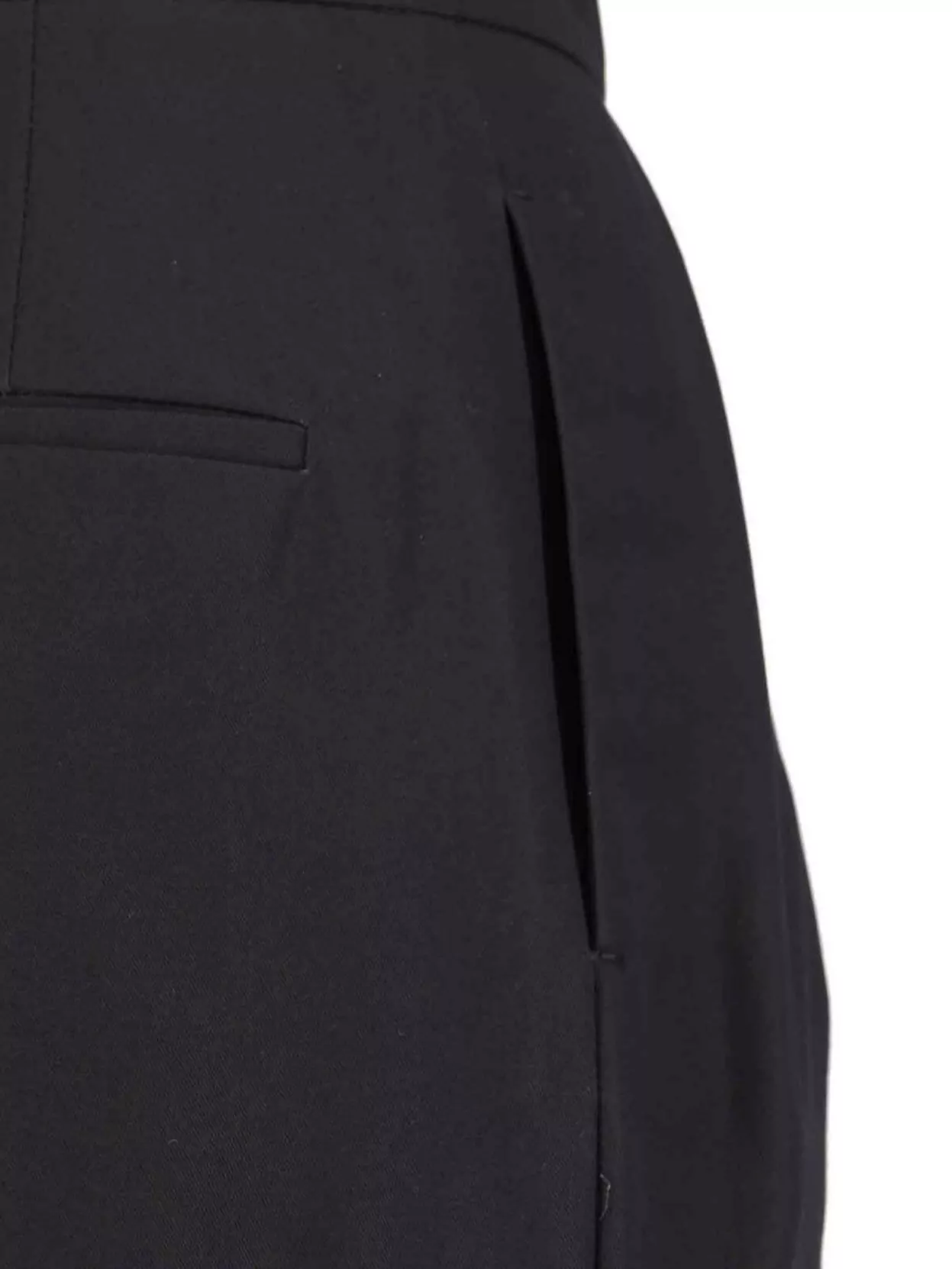Max Mara Straight Trousers With Pleats And Pockets