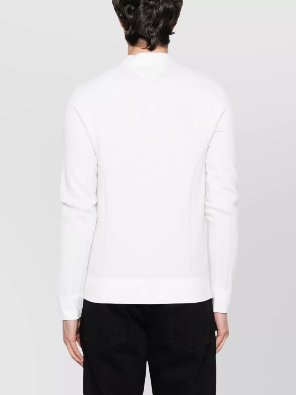 Tommy Hilfiger Crew Neck Long Sleeve Ribbed Sweatshirt