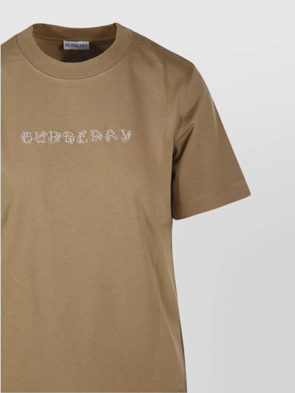 BURBERRY CREW NECK SHORT SLEEVES STRAIGHT HEM T-SHIRT 
