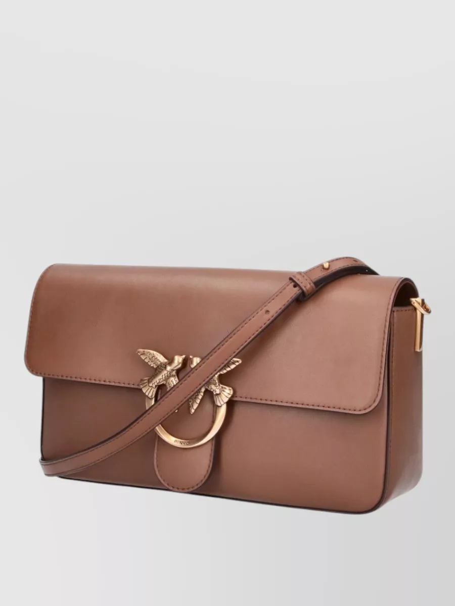 Pinko Na Leather Clutch Bag