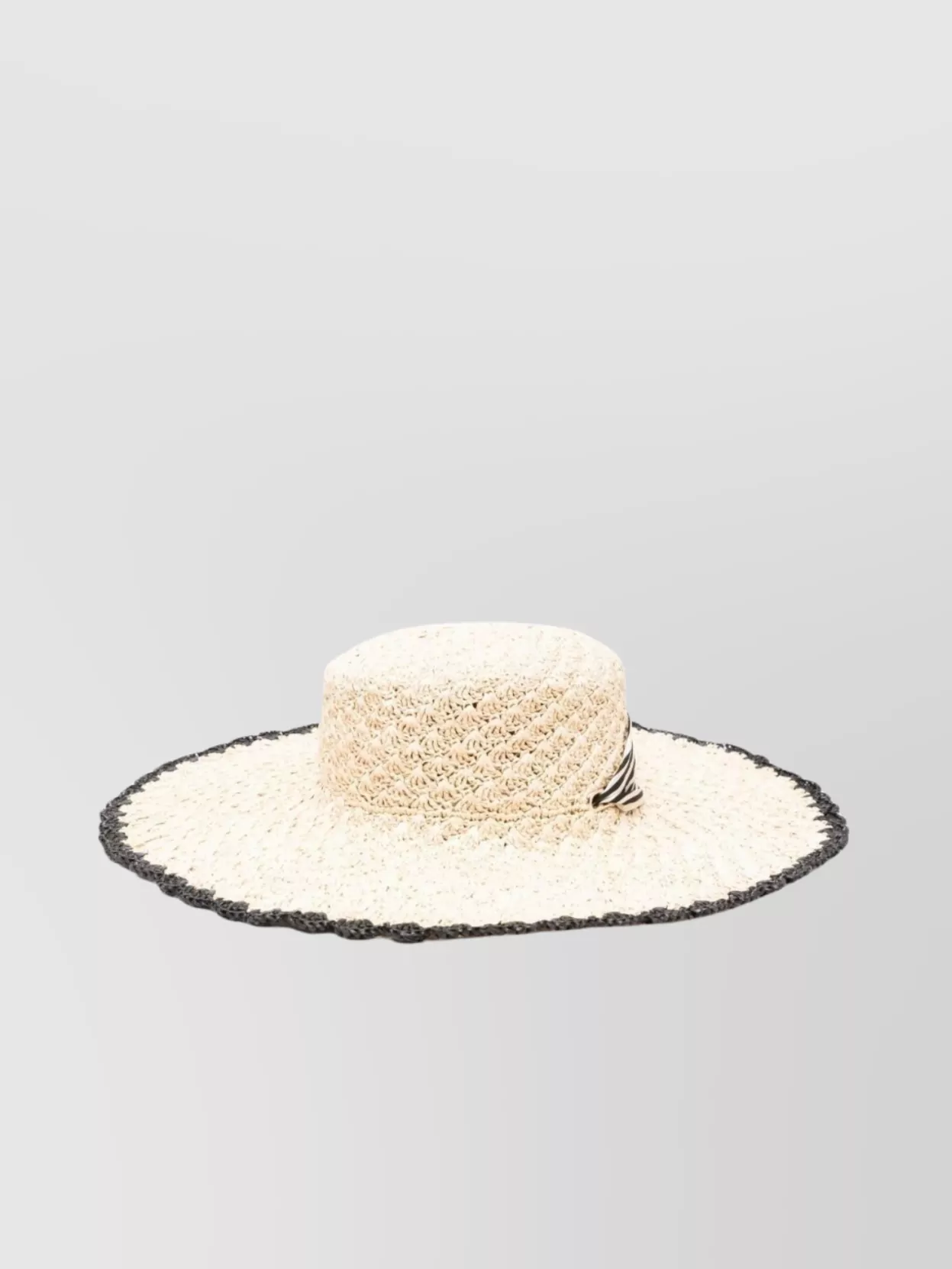 Zimmermann Sun Hat With Straw Construction And Wide Brim
